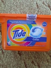 Капсулы для стирки Tide, Все в 1 Pods Color, 15 шт, капсула 22.8 г - фото 5 от пользователя