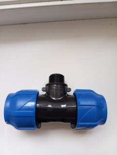 ПНД тройник 25-25х1/2&quot;, наружная резьба, переходной, Valfex - фото 1 от пользователя