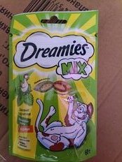 Корм для животных Dreamies, 60 г, для кошек, лакомство, с курицей и мятой, 77185 - фото 6 от пользователя