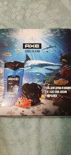 Набор подарочный для мужчин, Axe, Cool ocean, гель для душа 250 мл + мочалка - фото 6 от пользователя