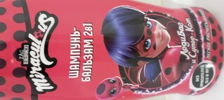 Шампунь-бальзам детский Miraculous, 2в1, Чудесная Леди Баг, 400 мл - фото 5 от пользователя