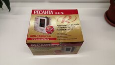 Стабилизатор напряжения Ресанта, АСН-1000 Н/1-Ц, 1 кВт, 140-260 В, 63/6/14 - фото 2 от пользователя