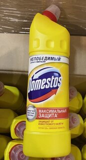 Чистящее средство универсальное, Domestos, Лимонная свежесть, гель, 1 л - фото 1 от пользователя