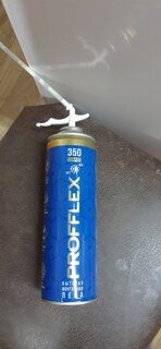 Пена монтажная Profflex, Blue Simple, бытовая, 30 л, 500 мл, 350 г, всесезонная, 638 - фото 1 от пользователя