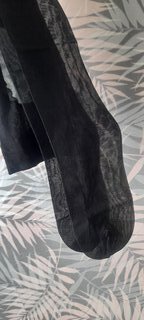 Колготки Sisi, Style, 20 DEN, р. 2, nero/черные, с ажурными трусиками и прозрачным мыском - фото 4 от пользователя