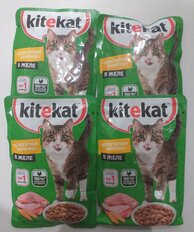 Корм для животных Kitekat, 85 г, для кошек, курица в желе, пауч - фото 9 от пользователя