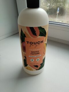 Гель для душа Touch For You, Манго-папайя, 1 л, парфюмированный - фото 7 от пользователя