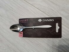 Ложка нержавеющая сталь, 3 предмета, чайная, Daniks, Savory - фото 6 от пользователя