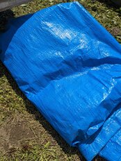 Тент универсальный, 400х400 см, 60 г/м2, люверсы через 1 м, TP-60-4-4-BL - фото 9 от пользователя