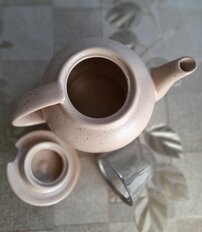 Чайник заварочный фарфор, 0.6 л, с фильтром, Ф19-067R, розовый - фото 2 от пользователя