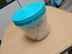 Банка для сыпучих продуктов, пластик, 0.5 л, 10 см, с крышкой, Полимербыт, С432, в ассортименте - фото 1 от пользователя