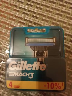 Сменные кассеты для бритв Gillette, Mach3, для мужчин, 4 шт - фото 3 от пользователя