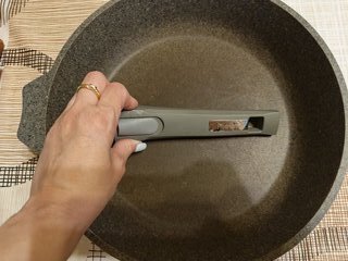 Сковорода литой алюминий, 28 см, антипригарное покрытие, Мечта, Premium grey, серая, съемная ручка, 028901 - фото 7 от пользователя