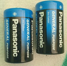 Батарейка Panasonic, D (R20), Zinc-carbon General Purpose, солевая, 1.5 В, спайка, 2 шт - фото 9 от пользователя