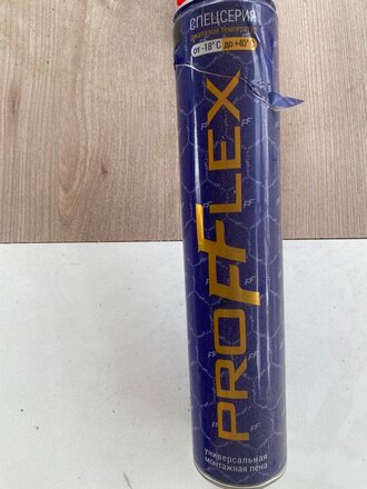 Пена монтажная Profflex, Спецсерия, профессиональная, 60 л, 750 мл, 770 г, всесезонная, 00072 - фото 1 от пользователя