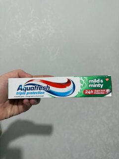 Зубная паста Aquafresh, Освежающе-мятная, 100 мл - фото 7 от пользователя