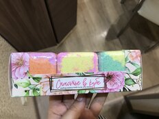 Набор шипучей соли Счастье в кубе, 3х130 г - фото 6 от пользователя