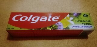 Зубная паста Colgate, Лечебные Травы Отбеливающая, 100 мл - фото 4 от пользователя