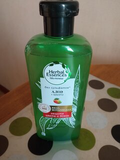 Шампунь Herbal Essences, Защита цвета и блеск Алоэ/Манго, для окрашенных волос, 380 мл - фото 3 от пользователя