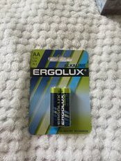 Батарейка Ergolux, АА (LR6, 15A), Alkaline, щелочная, 1.5 В, блистер, 2 шт, 11747 - фото 6 от пользователя