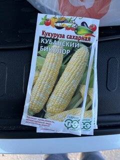 Семена Кукуруза, Кубанский биколор F1, 20 шт, сахарная, цветная упаковка, Гавриш - фото 3 от пользователя