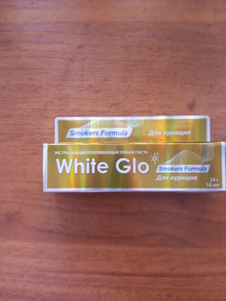 Зубная паста White Glo, Отбеливающая для курящих, 24 г - фото 3 от пользователя