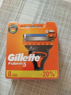 Сменные кассеты для бритв Gillette, Fusion, для мужчин, 8 шт - фото 2 от пользователя