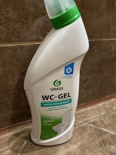 Чистящее средство для сантехники, Grass, WC-gel, гель, 750 мл - фото 2 от пользователя