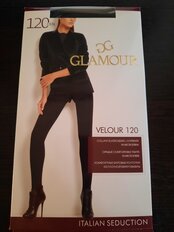 Колготки Glamour, Velour, 120 DEN, р. 4, nero/черные - фото 8 от пользователя