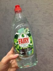 Средство для мытья посуды Fairy, Pure &amp; Clean Мята и Эвкалипт, 650 мл - фото 3 от пользователя