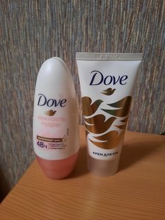 Набор подарочный для женщин, Dove, С любовью для Вас, дезодорант 50 мл + крем для рук 50 мл - фото 7 от пользователя