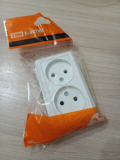 Розетка открытой установки, 2 гнезда, без заземления, 10 А, IP20, белая, TDM Electric, Ладога, SQ1801-0017 - фото 7 от пользователя