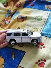 Машина детская Технопарк, Cadillac Escalade, 12 см, инерционная, пластик, ESCALADE-SL, серебрянная - фото 1 от пользователя