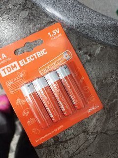 Батарейка TDM Electric, АА (LR6, 15A), Alkaline BP-4, щелочная, 1.5 В, блистер, 4 шт, SQ1702-0003 - фото 1 от пользователя