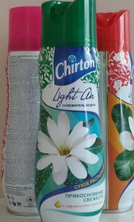 Освежитель воздуха Chirton, 300 мл, Light Air Прикосновение свежести, сухое распыление - фото 1 от пользователя