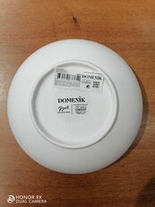 Тарелка суповая, фарфор, 20 см, круглая, Rock White, Domenik, DM8011, белая - фото 3 от пользователя