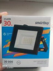 Прожектор светодиодный Smartbuy, FL SMD LIGHT, 30 Вт, 6500 К, черный, SBL-FLLight-30-65K - фото 9 от пользователя