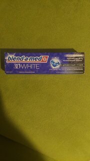 Зубная паста Blend-a-med, 3D White Отбеливание и глубокая чистка с древесным углем, 100 мл - фото 4 от пользователя