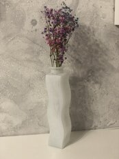 Ваза стекло, настольная, 21х4.6 см, Evis, Забдже, 27 0670 1522, белый глянец - фото 6 от пользователя