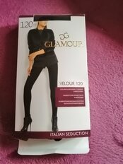 Колготки Glamour, Velour, 120 DEN, р. 4, nero/черные - фото 9 от пользователя