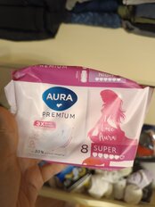 Прокладки женские Aura, Premium Super, 8 шт, 13122 - фото 6 от пользователя