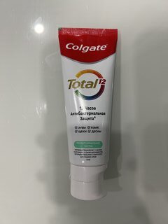 Зубная паста Colgate, Total 12, 75 мл, профессиональная чистка гель, CN05045A - фото 1 от пользователя