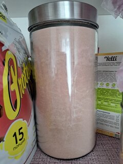 Банка для сыпучих продуктов, стекло, 1.7 л, 22 см, с крышкой, Классика, Y4-3576 - фото 6 от пользователя