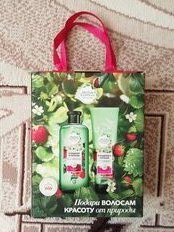 Набор подарочный для женщин, Herbal Essences, Клубника и мята, шампунь, 400 мл + бальзам, 180 мл - фото 5 от пользователя