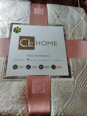 Плед 2-спальный, 180х200 см, велсофт жаккард, 100% полиэстер, CL Home, Magnolia, бежевый, 180/003-MAG/LA - фото 1 от пользователя