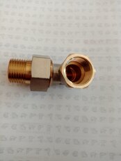 Американка 1/2&quot;, г-ш, латунь, угловая, Frap - фото 3 от пользователя