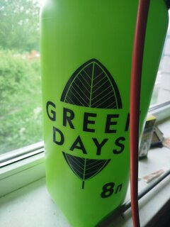 Опрыскиватель садовый Green Days, 8 л, пластик, в коробке, 9588-00К, салатовый - фото 3 от пользователя