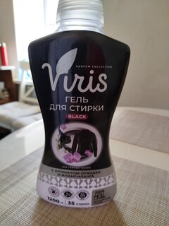 Гель для стирки VIRis, 1.2 л, для черного белья, концентрат - фото 5 от пользователя