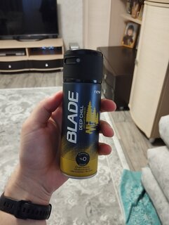 Дезодорант BLADE, Deep Chill, для мужчин, спрей, 150 мл - фото 5 от пользователя