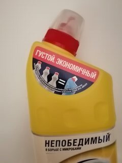 Чистящее средство универсальное, Domestos, Лимонная свежесть, гель, 1 л - фото 5 от пользователя